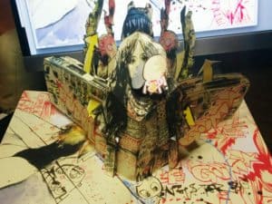 pop up art book