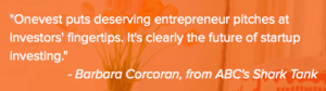 Barbara Corcoran OneVest Quote