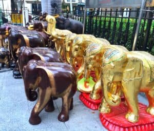 Elephant Statues in Bangkok Thailand