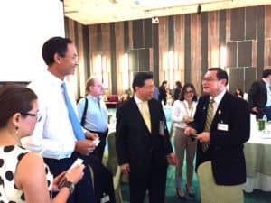 Group Discussion During Break Crowdfunding Asia Bangkok