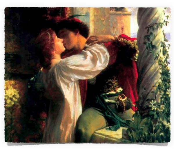 Kiss Romeo and Juliet Romance