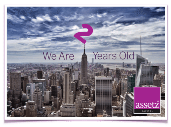 Assetz Capital 2 years old Featured