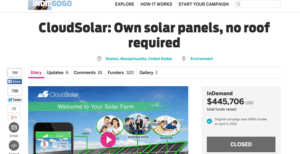 CloudSolar Campaign Close