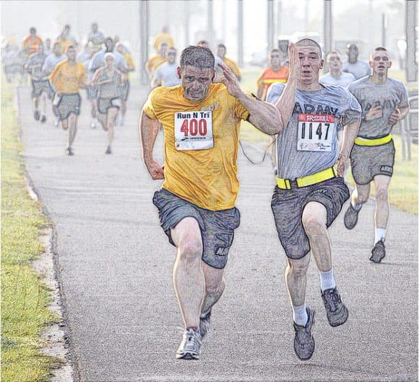 Foot Race Sprint Competition