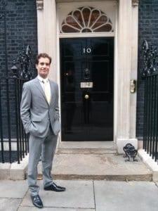 Goncalo de vasconselos at Number 10 Downing