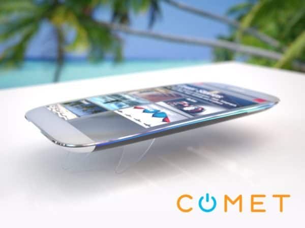 Comet phone with fins