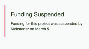 Funding Suspended Blu