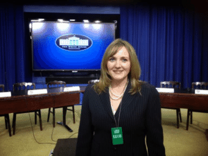 Joy Schoffler at White House