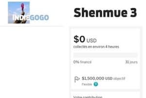 Shenmue 3 Indiegogo