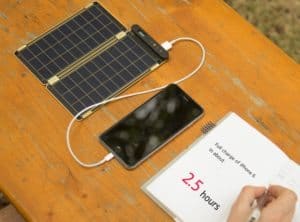 solar paper on desk