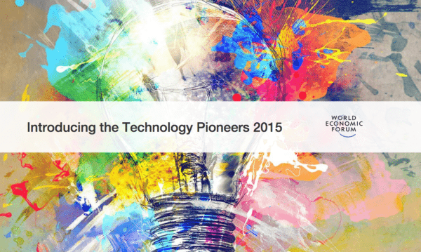 World Economic Forum Tech Pioneers 2015