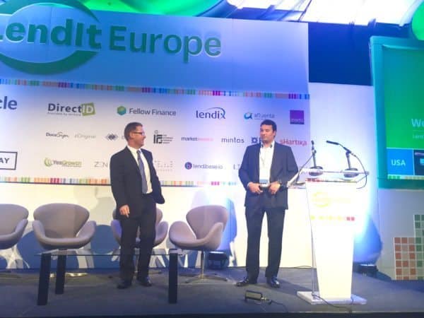 Samir Desai and Peter Renton at Lendit Europe 2015