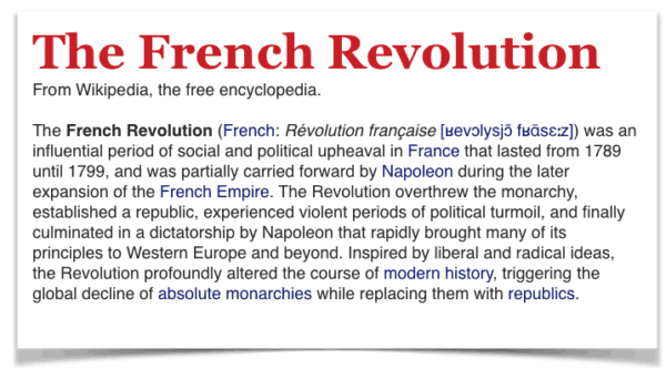 The French Revolution