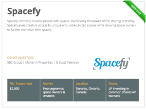 Spacefy on InvestX