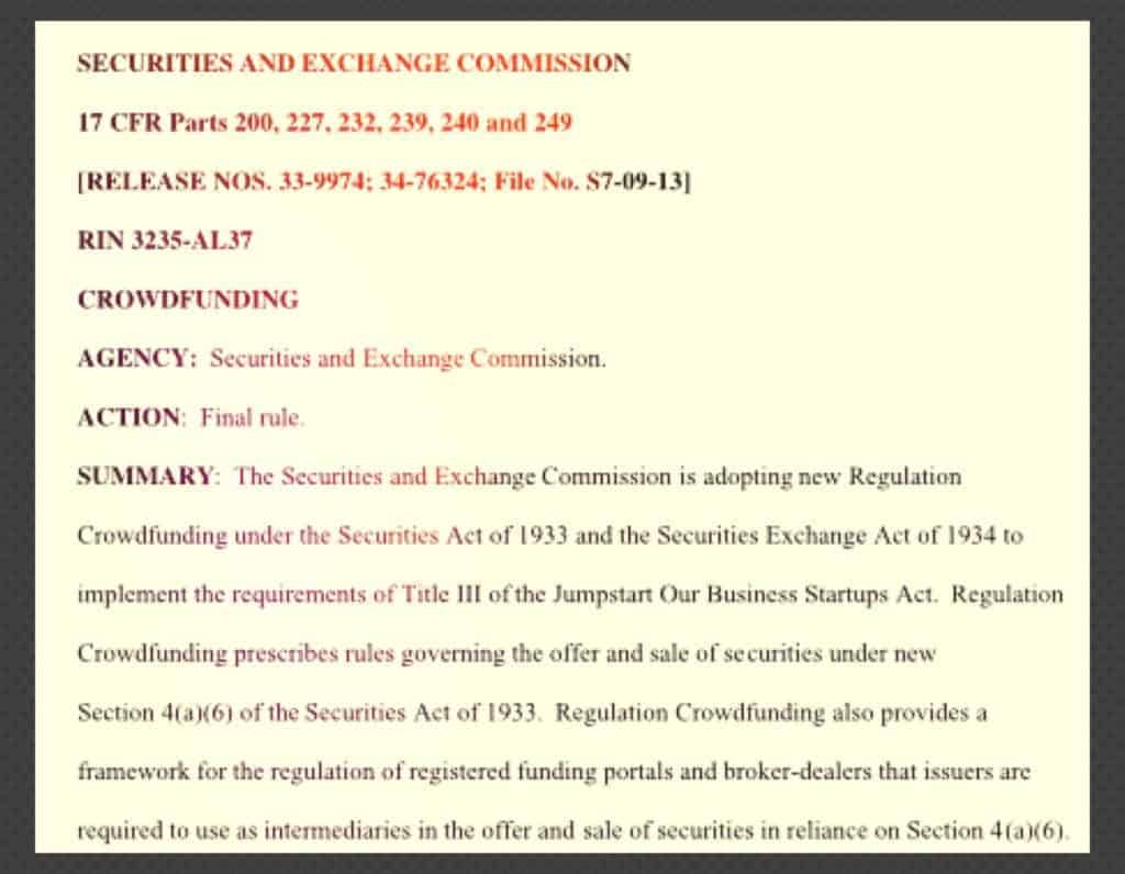 Title III, Regulation Crowdfunding Simplified. Read The Report ...