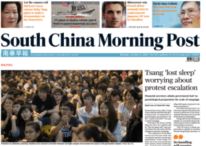 South China Morning Post Front Page