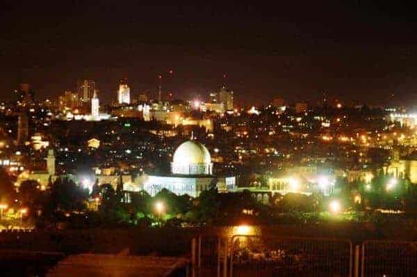 Jerusalem at Night Israel