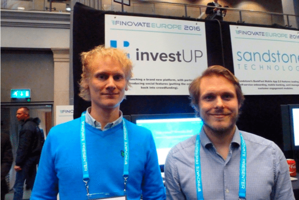 Dom Wolf and James Tuckett at Finovate Europe 2016