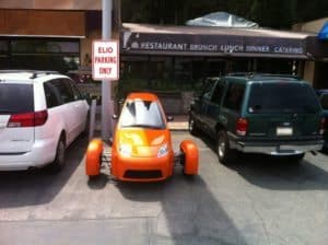 Elio Parked