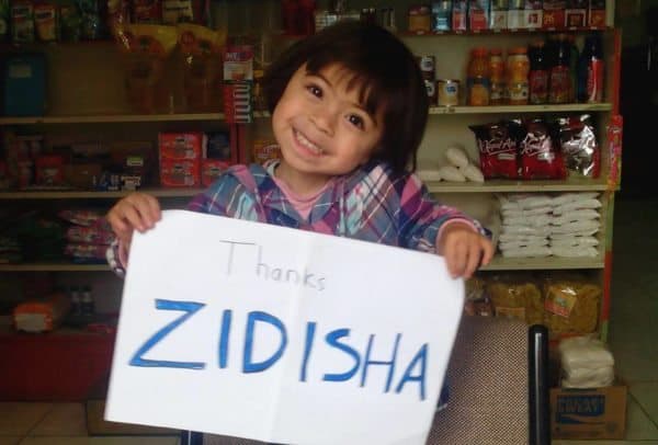 zidisha thanks