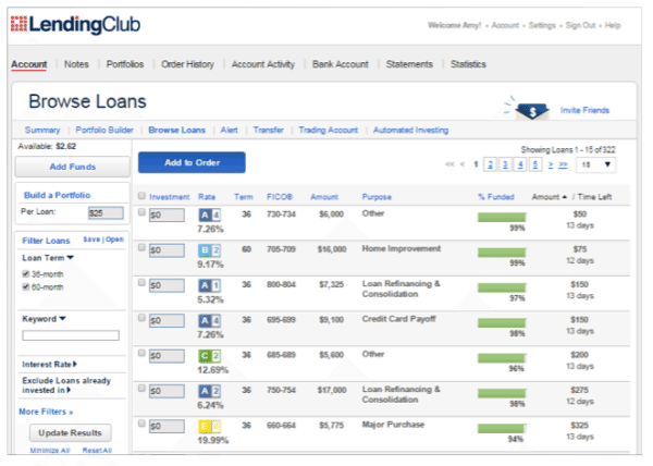 Lending Club Loan View