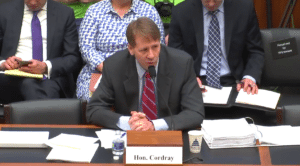 Richard Cordray testifying 2