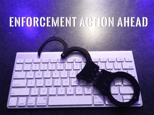 enforcement action ahead