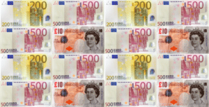 Money UK Europe Euros Pounds