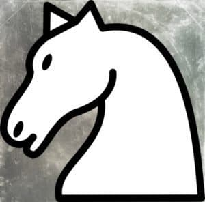 White Knight Horse