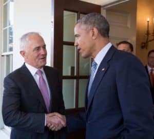 malcolm turnbull and barack obama