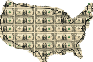 Dollars US Map