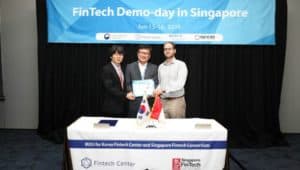 Singapore Fintech Korea Fintech Signing