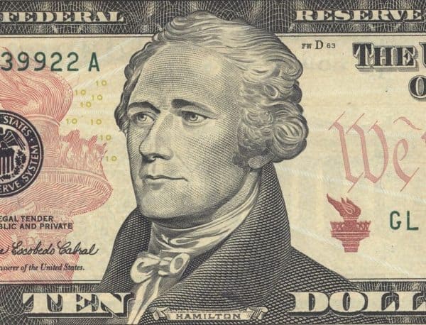 Alexander Hamilton Money Dollars USD