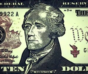 Hamilton Money Dollars US Cartoon