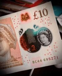 Ten Pound Money UK Bank of England
