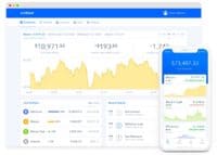 coinbase on screen