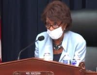 Maxine Waters in Mask