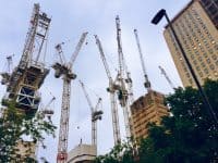 Construction Real Estate Cranes London UK